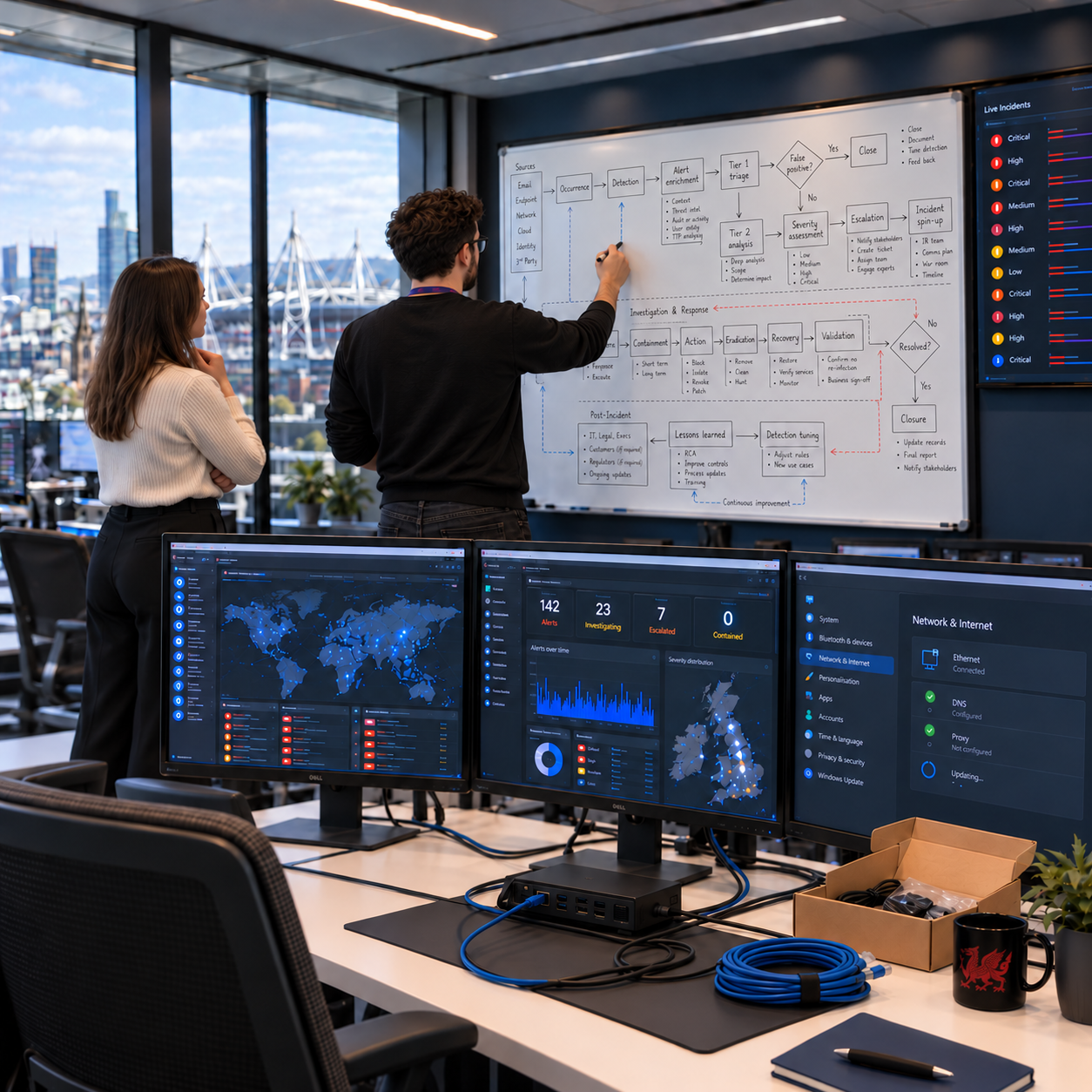 Designing the SOC incident lifecycle with a client during a build-out